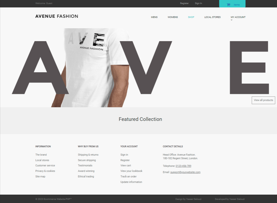 Ecommerce Template